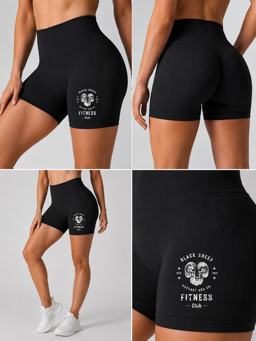 BLACK SHEEP Scrunch Shorts
